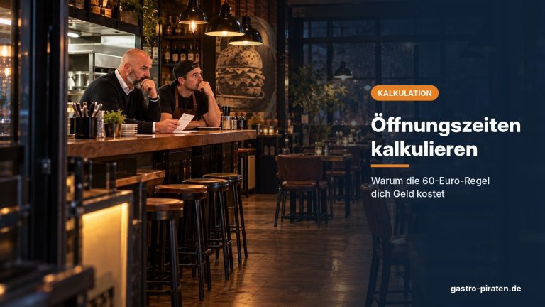 Öffnungszeiten kalkulieren: Warum die 60-Euro-Regel dich Geld kostet